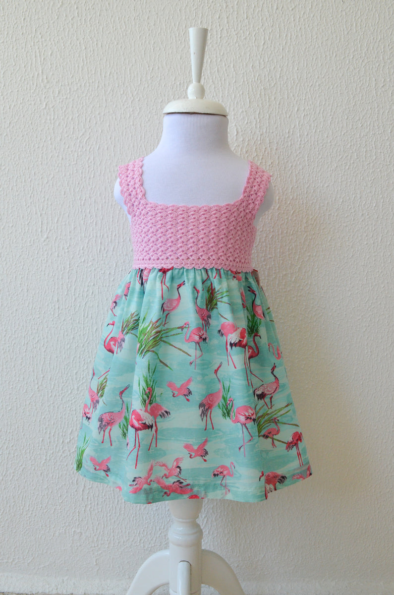 pink flamingo dress Candy Pink Flamingo Dress