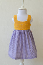 Load image into Gallery viewer, Purple Gingham Dress