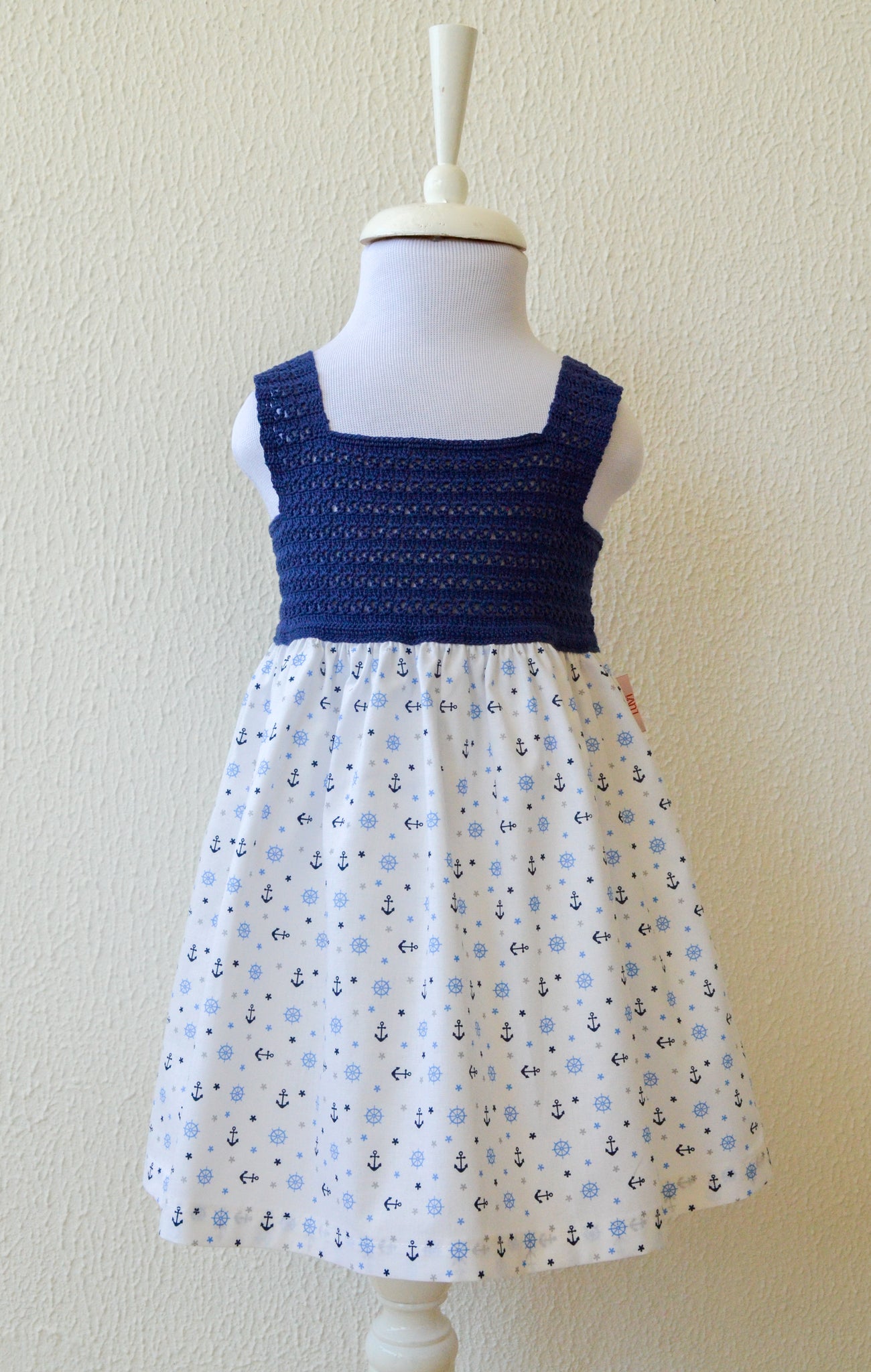 Anchor Print Dress Luvi Kids Anchor Print Dress Luvi Kids